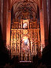 Renaissance altar in Gothic Basilica in Pelplin
