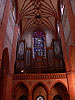Pipe organ in Gothic Cathedral in Pelplin