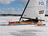 Ice sailing in Poland