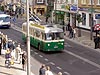 Antique trolley bus in Gdynia