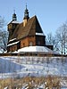 Old wooden church in Haczow
