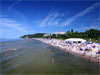 Baltic Sea and beach in Miedzyzdroje, Poland