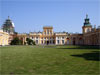 Royal palace and park in Wilanow, Poland