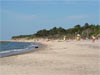 Baltic sea beach in Wicie, Poland