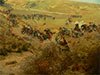 Panorama of the battle of Raclawice: Russian escape