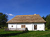 Wooden hut in Kakonin, Poland