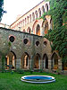 Fountain in atrium of Kamieniec Zabkowicki palace