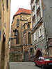 Klodzko: old town and church of the assumption of the blessed virgin Mary