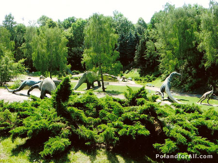 The dinosaurs valley - Silesian Zoological Garden in Chorzow