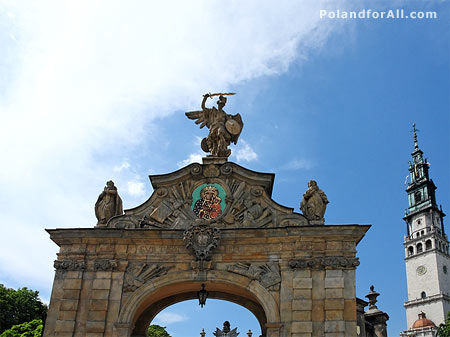 Gates of the Bright Hill (Jasna Gora) monastery