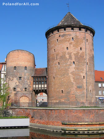 Stagiewna gate and Stagwie defense towers in Gdansk