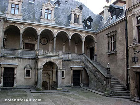 Courtyard of Goluchow Castle