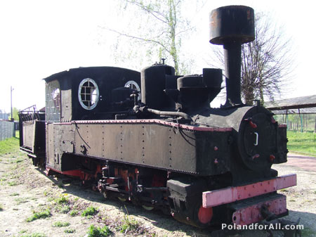 Narrow guage train in Hajnowka