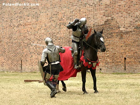 Knights tournament in Golub Dobrzyn castle