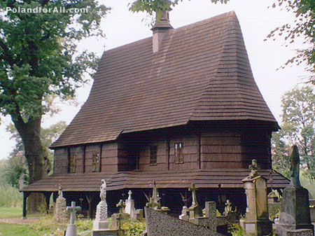 St Leonard wooden church in Lipnica Murowana