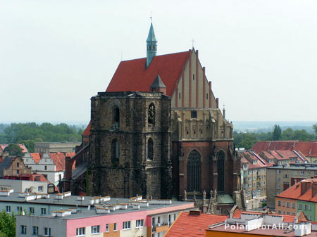 St Jacob's and St Agnes cathedral in Nysa