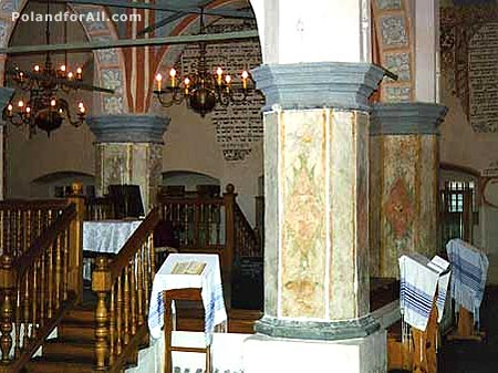 Interior of 17th century Synagogue in Tykocin
